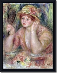 Renoir: Woman with a Mirror, c.1915