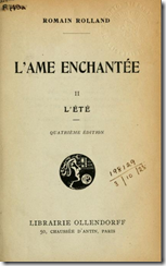 L'ame enchantée. 2, L'Eté. – Paris : Ollendorff, 1923